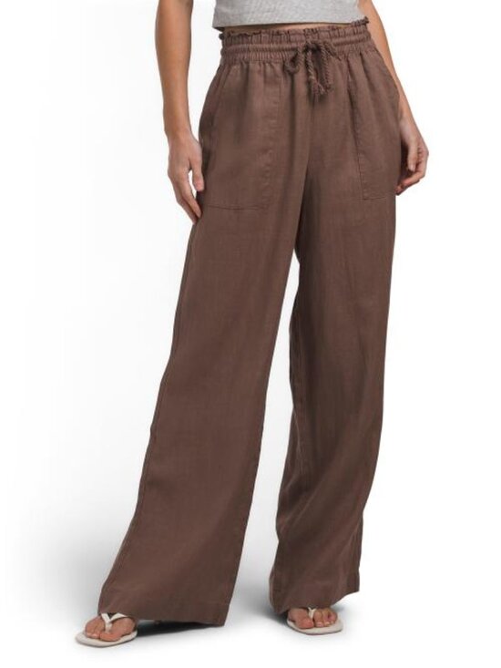 Pants - SPLENDID Linen Stella Paperbag Pants